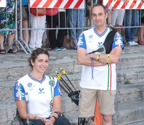 Elisabetta Mijno e Roberto Airoldi possono festeggiare il bronzo paralimpico. Fonte img: Comitato Italiano Paralimpico