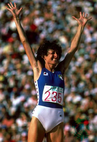 Sara Simeoni alle Olimpiadi di Montréal 1976