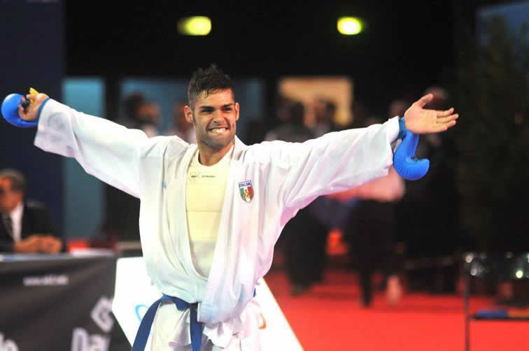 Medaglia d'oro per Luigi Busà agli europei di karate 2017 a Kocaeli, Turchia