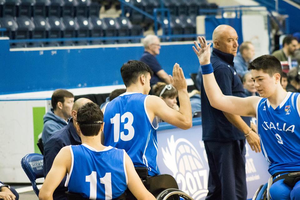 L'Italia ai Mondiali U23 di basket in carrozzina tenutosi in Canada, a Toronto