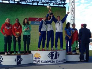 pentathlon europei 2017 oro a squadre italia femminile irene prampolini, gloria tocchi, alice sotero