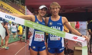 pentathlon mondiali youth a 2017 oro staffetta mista italia elena micheli e giorgio malan