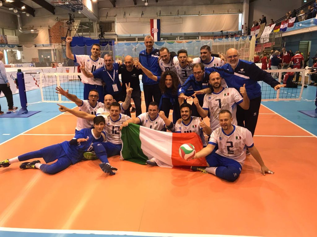 La nazionale italiana maschile agli Europei 2017 di Sitting Volley