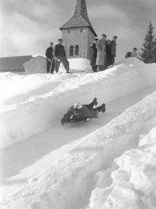 skeleton Nino Bibbia primo oro olimpico invernale italiano st. moritz 1948 Olimpiadi invernali cresta run