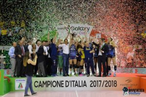 Imoco Volley Conegliano vince lo Scudetto 2017/2018 contro Igor Gorgonzola Novara