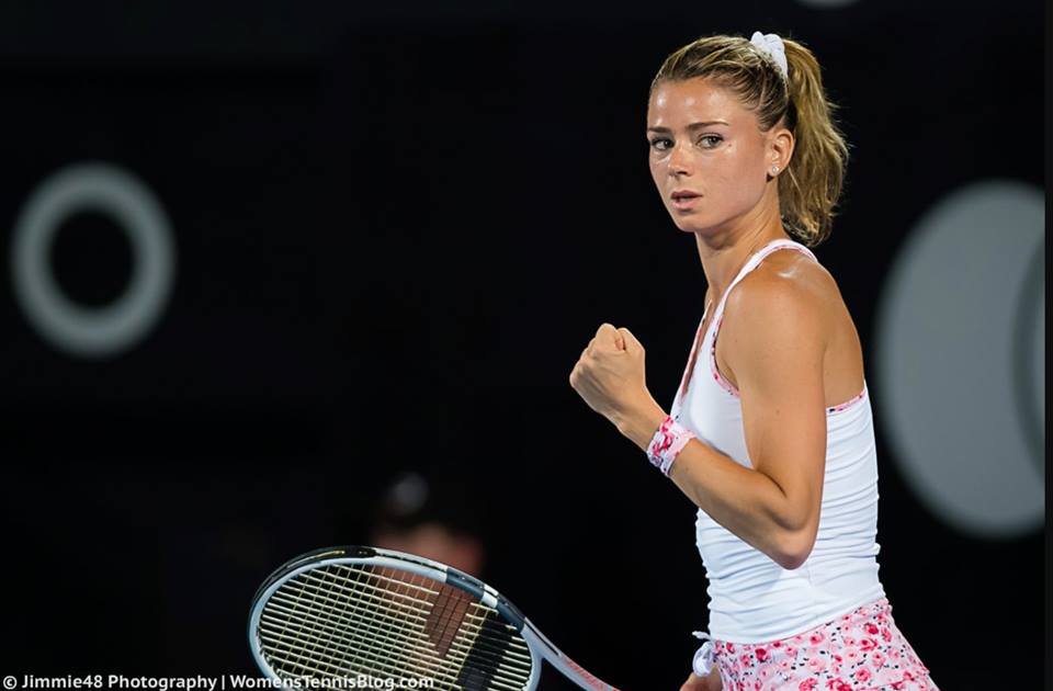 Camila Giorgi (photo credit: pagina ufficiale Camila Giorgi Facebook)