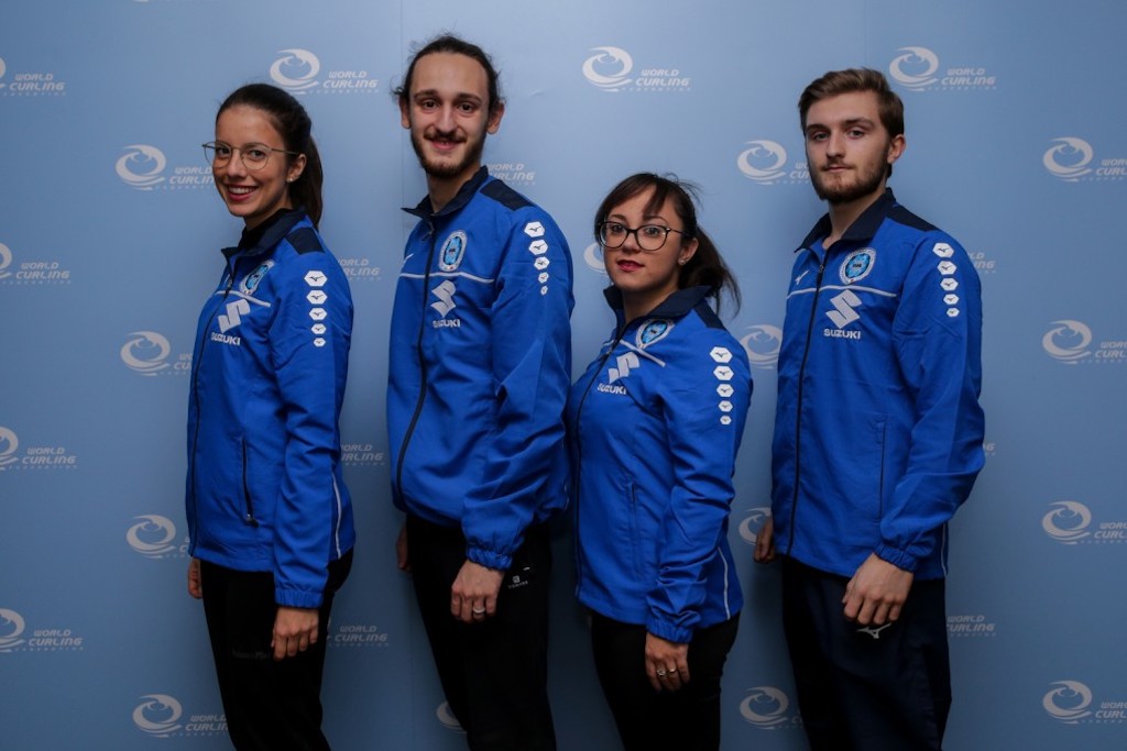 Curling Italia Mixed Team (photo credit world curling.org)