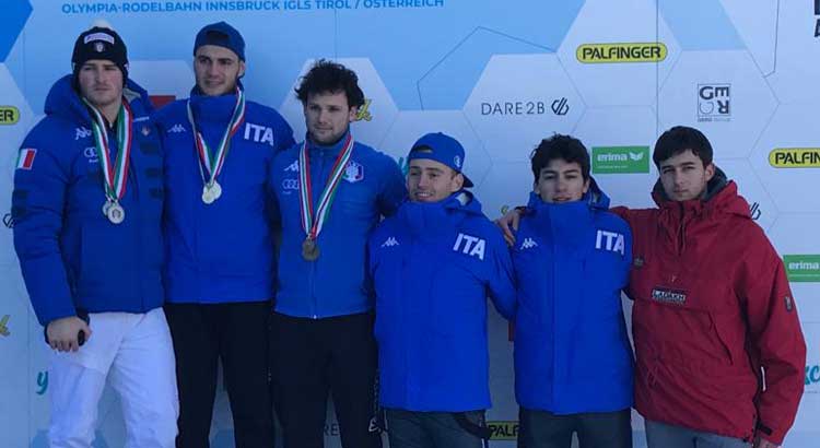 skeleton assoluti 2019 amedeo bagnis manuel schwaerzer gabriele marenchino francesco pellacani pietro drovanti giacomo de salvo italia italy campionati italiani assoluti 2019 igls