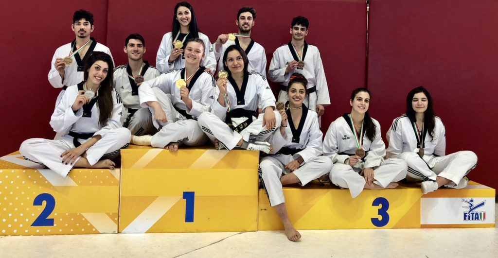 taekwondo campionati italiani categorie olimpiche 2019 medagliati italia italy pisa podio