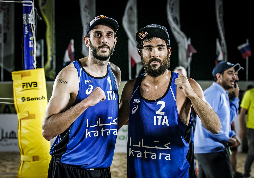Lupo & Nicolai al torneo 4 stelle di Doha (QAT), tappa del Beach Volley World Tour 2020